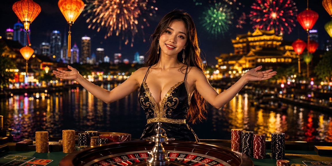 Người chơi theo dõi kết quả cá cược tại chợ đêm Huế ban đêm